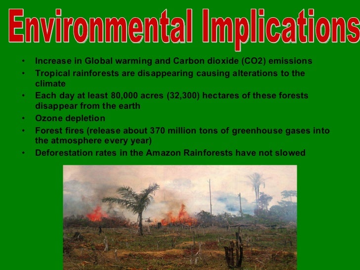deforestation powerpoint presentation